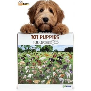 New The Original 1000 Piece Puzzle 101 Pooping Puppies Dog Puppy Poop Christmas